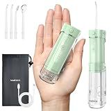 WAFLOO Water Flosser Travel Mini Cordless Portable: 5 Modes for Brace