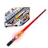STAR WARS Power Crystal Lightsaber, 7 Colors & 10 Crystals, 50+ Color-Changing Combinations, Lights & Sounds, Toys for Boys & Girls, Kids, Ages 4+