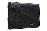 Samsung T9 Portable SSD 1TB, USB 3.2 Gen 2x2 External Solid State Drive, Seq. Read Speeds Up to 2,000MB/s for Gaming, Students and Professionals, MU-PG1T0B/AM, Black