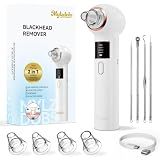 Blackhead Remover 3+1 Suction Modes Facial Pore Vacuum Cleaner (White)