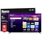 Roku Smart TV 2025 – 65-Inch Pro Series, Mini-LED TV – RokuTV with Backlit Voice Remote Pro – Flat Screen 4K QLED Television with 120Hz Refresh Rate & Dolby Vision IQ, Live News, Sports, Entertainment