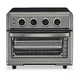 Cuisinart Air Fryer Toaster Oven with Grill, 1800W 8-1 Air Fryer Oven with Bake, Convection Bake, Grill, Broil and Warm Options, Large Capacity, 60-Minute Timer, TOA-70BKS, Black SS