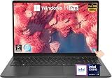Dell 15.6 Touchscreen Laptop, Intel Core Ultra 7 255U (12-Core, 5.2 GHz), 16 GB DDR5 RAM, 1 TB SSD, 15.6" FHD 220 Nits Display, Copilot AI, Bluetooth 5.4, Backlit KB, Wi-Fi 6E, Windows 11 Pro