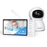 AnKeKe No WiFi Baby Monitor with Camera and Audio - 5" HD IPS Screen