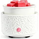 Ceramic Wax Melt Warmer for Scented Wax Electric Wax Burner-White