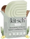 Kitsch Rosemary & Biotin Volumizing Hair Conditioner Bar for Hair Growth & Thickening – Hydrating & Cleansing Hair Conditioner for Women & Men - Paraben, Silicone & Sulfate Free - 2.7 oz