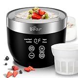 Bear Yogurt Maker, Greek Yogurt Maker Machine with Strainer&Timer Control