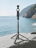 MARTVSEN Extendable Pocket 3 Camera Tripod, 63" Selfie Stick Vlog Stand, Auto-Opening Upon Ground Contact, 8 Levels Adjustment Action Camera Tripod for GoPro DJI Insta360