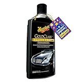 Meguiar's Gold Class Carnauba Plus Premium Liquid Wax Kit, Car Detailing Kit with a Pure Carnauba Wax Blend and a Foam Applicator Pad for Keeping Glossy Paint Protected Like a Pro, 16 Oz Bottle