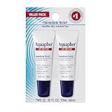 Aquaphor Lip Repair Ointment, Value Pack, 2 x 0.35 FL OZ