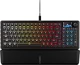 Corsair Vanguard 96 Wired Mechanical Gaming Keyboard – 96% Layout, MLX Fusion Tactile Switches, 8000Hz Polling, LCD Display, Virtual Stream Deck, G-Keys, SOCD Flashtap, QWERTY US – Black