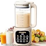 Arcmira 68oz Automatic 8-in-1 Nut Milk Maker, 10 Blades -No Soak, Self-Clean, Delay Start & Keep Warm, for Almond/Soy/Oat Milk, Juice, Boil Water, Shakes - Plant-Based Dairy Free for Family & Party