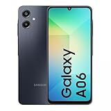 Samsung Galaxy A06 4G LTE (64GB + 4GB) Latin Version SM-A065M/DS Factory Unlocked 6.7" Dual Sim 50MP Dual Cam (Case Bundle) - (Black)