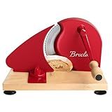 Manual Bread Slicer for Homemade Sourdough Bread, Adjustable Thickness, Evenly Slicing, Hand Crank Bread Slicer with Scale Line and Suction Cup, Sharp Blade, Suitable for Crusty Bread