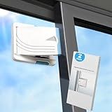 STERGDE Sliding Door Lock 2 Pack, Prevent children from opening sliding doors, sliding door baby proof, Easy To Install, For Sliding Glass Doors, Sliding Windows, Sliding Closets, Etc（Blue）