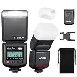 Godox TT520III Universal Bounce Flash Kit with Diffuser for Canon, Nikon, Sony, Fuji, Olympus Single-Contact Hot Shoe Cameras, 433MHz Wireless Speedlite, GN33, 400 Flashes, S1/S2 Optical Slave Modes