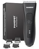 MANSPOT Manscape Groin & Body Hair Trimmer for Men, Electric Pubic Shaver