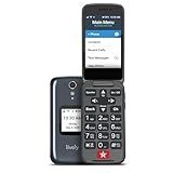 LIVELY Jitterbug Flip2 - Flip Cell Phone for Seniors - Not Compatible with Other Wireless Carriers - Must Be Activated Phone Plan - No SIM Needed - Graphite Flip Phone