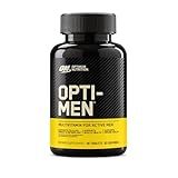 Optimum Nutrition Opti-Men, Vitamin C, Zinc and Vitamin D, E, B12 for Immune Support Mens Daily Multivitamin Supplement, 90 Count (Packaging May Vary)
