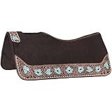 Tough 1 Floral Tooled Felt Saddle Pad