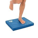 Clever Yoga Balance Pad - Non-Slip Foam Pad for Yoga, Exercise & Workout, Pilates, Gym, Fit, Stability Balance Trainer, Thick Foam Base, High-Density, Physical Therapy - Blue