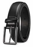 CHAOREN Men's Leather Belt - 1 3/8" Dress Belt for Business & Casual Wear
