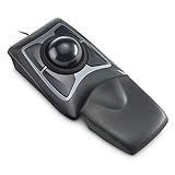 Kensington Expert Trackball Mouse (K64325), Black Silver, 5"W x 5-3/4"D x 2-1/2"H