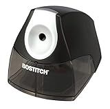 Bostitch Office Electric Pencil Sharpener, Heavy Duty Powerful Stall-Free Motor, High Capacity Shavings Tray, for Office or Classroom, Black