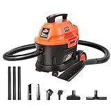 Armor All AA255W Wet/Dry Utility Vac 2.5 Gallon, 2.5-Gallon,120 Volts (AC), Orange/Black