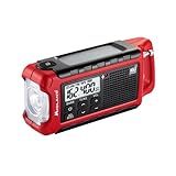 Midland ER210 NOAA Emergency Weather Radio - Compact, Crank, Weather Alerts, AM/FM Radio, Multiple Power Sources, SOS Emergency Flashlight