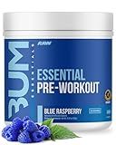 RAW Nutrition - Essential Pre - Chris Bumstead Pre Workout Formula, Sports Nutrition Pre-Workout Powders | Men & Womens Drink, Energy Powder for Working Out (Blue Raspberry)