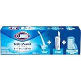 Clorox Toilet Wand Toilet Cleaning Kit, ToiletWand, Caddy and 6 Refills (Pack May Vary)