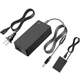 TKDY LP-E17 Dummy Battery for Canon EOS R50, ACK-E18 Power Supply Adapter, DR-E18 DC Coupler Kit, fit for Canon EOS R50 R50V R100 R10 R8 RP, Rebel T6i T7i T8i T6s SL3 SL2 77D 800D Cameras.