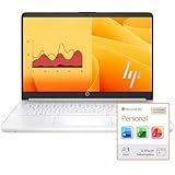 HP Ultra Slim Laptop for Students and Business | 1 Year Office 365 | 1.1TB Storage (1TB Cloud and 64GB Hard Drive) | Intel Quad-Core, 8GB RAM | Windows 11 Home w/o Earbuds