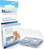 Sea-Band Anti-Nausea Motion Sickness Bracelets, 1 Pair, Gray