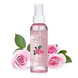 NATURE WELL Rose Water Hydrating Facial Toner Mist for Dewy & Radiant Skin, Refreshing, Conditioning, Soothing, Moisturizing, Perfect for Travel, 4 Fl Oz