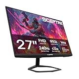Sceptre New 27 inch 240Hz Gaming Monitor AMD FreeSync Premium HDMI x2 DisplayPort x2 1ms100% sRGB Build-in Speakers Machine Black 2026 (E275B-FWD240 Series)