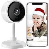 litokam Indoor Cameras for Home Security with Night Vision, Pet Camera with Phone App, Motion Detection, 2-Way Audio, WiFi Camara Home Cam1080P