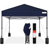 Best Choice Products 10x10 Pop Up Canopy Tent, EZ Setup, Navy Blue
