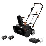 Worx 40V 20" Cordless Snow Blower Power Share with Brushless Motor - WG471 (Batteries & Charger Included)