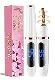 Heated Eyelash Curler, Heated Lash Curler with Led Display Electric Eye lash Curler 3 Temp Settings for Makeup Tools for Achieving A Natural Curl and Long Lasting Eyelashes, Designed for Women, Pink