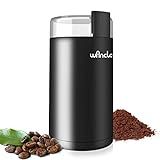 Wancle Electric Coffee Grinder, Spice Grinder, One Touch Coffee Mill for Beans, Spices and More, with Clean Brush Black