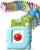 Airbition Talking Flash Cards for Toddlers 1 2 3 4 Year Olds, Montessori Language Learning with 224 Words, Pocket Speech Therapy and Autism Playthings, Children's Sensory Educational Device