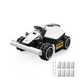 Mammotion LUBA mini AWD 800H Robot Lawn Mower with Replacement Blades, Mowing 0.2 Acre, All-Wheel-Drive for 80% Slope, UltraSense AI Vision+RTK Auto-Mapping, Cutting Height 2.2"-4.0"