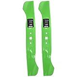 8TEN LawnRAZOR Blade Set for MTD Cub Cadet RZT L46 46 inch 942-04290 942-04244 742-04244 942-04244A (Notched High Lift)