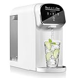 UV Reverse Osmosis Water Filter Countertop, 5-Stage RO Water Filtration System, 5:1 Pure to Drain, No Installation Required, Portable Water Purifier for Home Kitchen