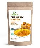 OSR - Organic Turmeric Powder with Curcumin | 16oz or 454g | USDA Organic and Non-GMO | 100% Raw and Natural