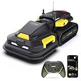 YARBO Robot Lawn Mower, Remote Control Robotic Lawnmower for Large Yard Up to 6 Acres, 70% Steep Slopes, AI Multi-Zone Mapping, RTK GPS, Modular Design, Perimeter Wire Free