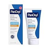 PanOxyl 10% Benzoyl Peroxide Acne Foaming Wash, Maximum Strength, Daily Acne-Fighting Face and Body Cleanser, Face Wash to Clear, Treat and Prevent Acne Pimples and Stubborn Breakouts, 5.5 Oz Tube