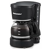 Elite Gourmet EHC-5055 Automatic 5-Cup Brew & Drip Coffee Maker with Pause N Serve Reusable Filter, On/Off Switch, Water Level Indicator
